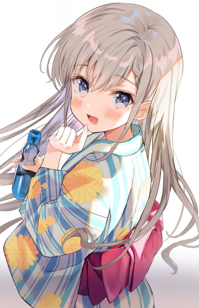 【二次】和服・着物を着ている女の子の画像　その２